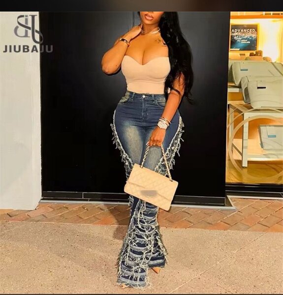 Jeans étoilés tendance