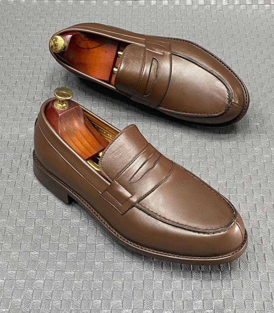 Chaussure mocassins véritable cuir