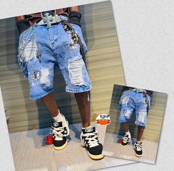Shorts en jean homme décontracté