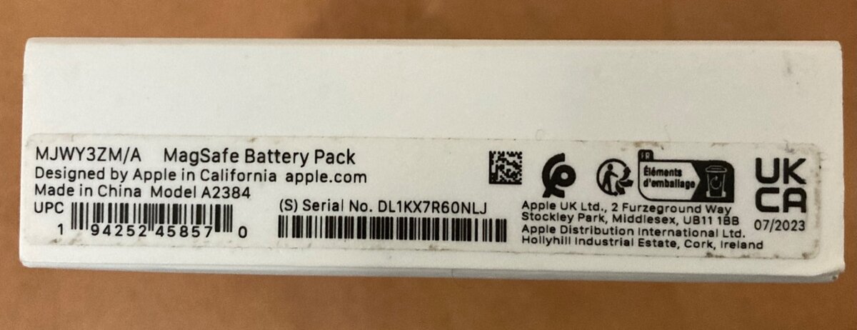 Magsafe iphone battery pack