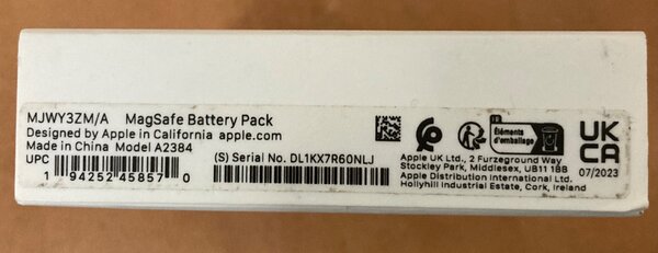 Magsafe iphone battery pack