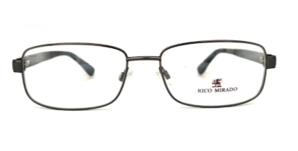 Eye glasses for men, RICO MIRADO 117 D GUN 