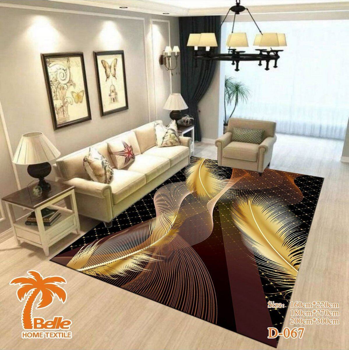 Tapis Moderne Abstrait