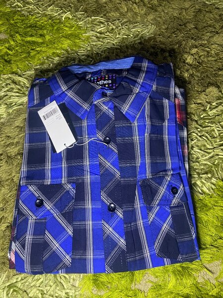 Chemise à carreaux homme