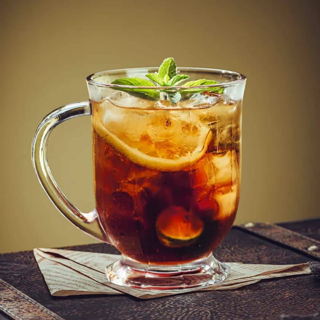 Verre à boire transparent avec poignée - 2pcs