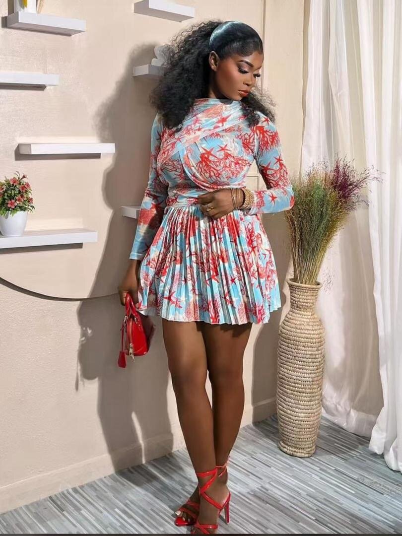 Robe imprimée élégante