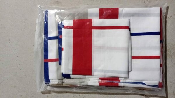 100% cotton sheets with print. Double size 