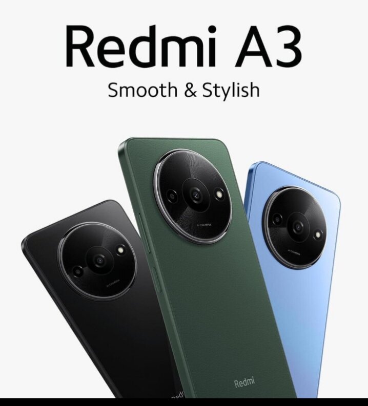Smartphone Redmi A3 élégant