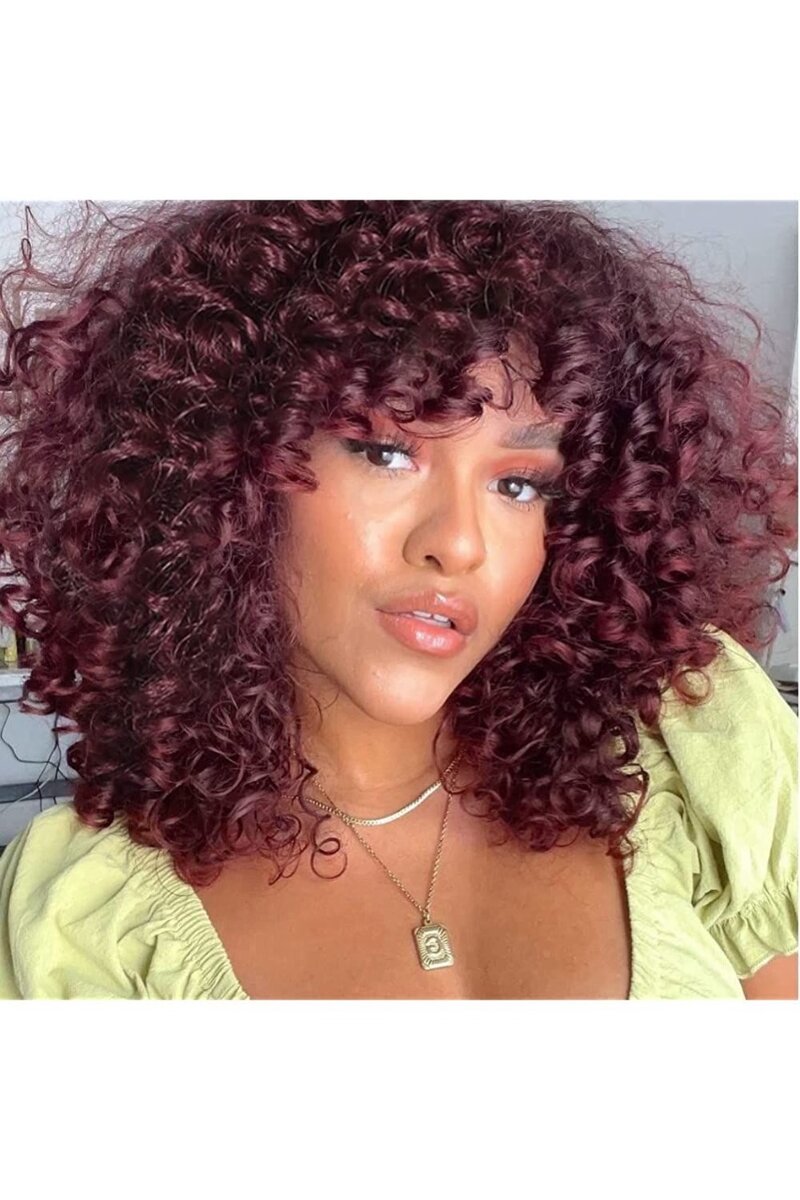 Bouncy curl wigs