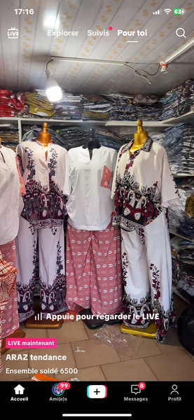 Ensemble chic imprimé femme
