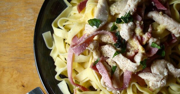 Spaghetti Crémeux Poulet