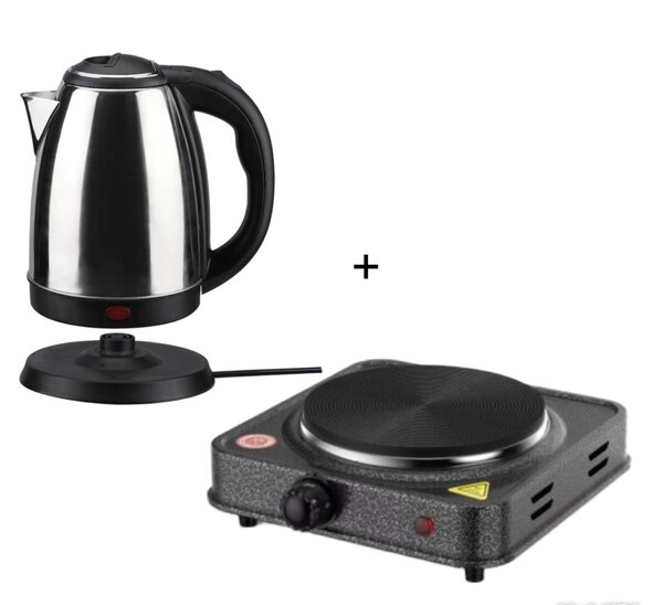 Electric Kettle + Electric Hot Plate Burner