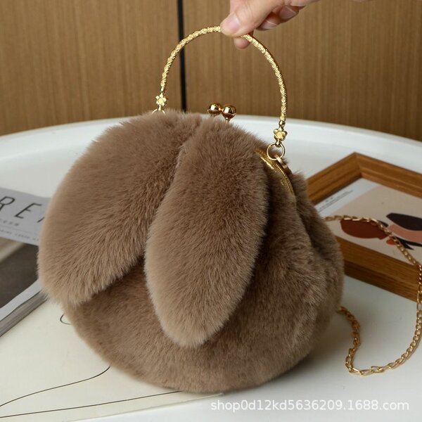 Sac à main peluche oreille