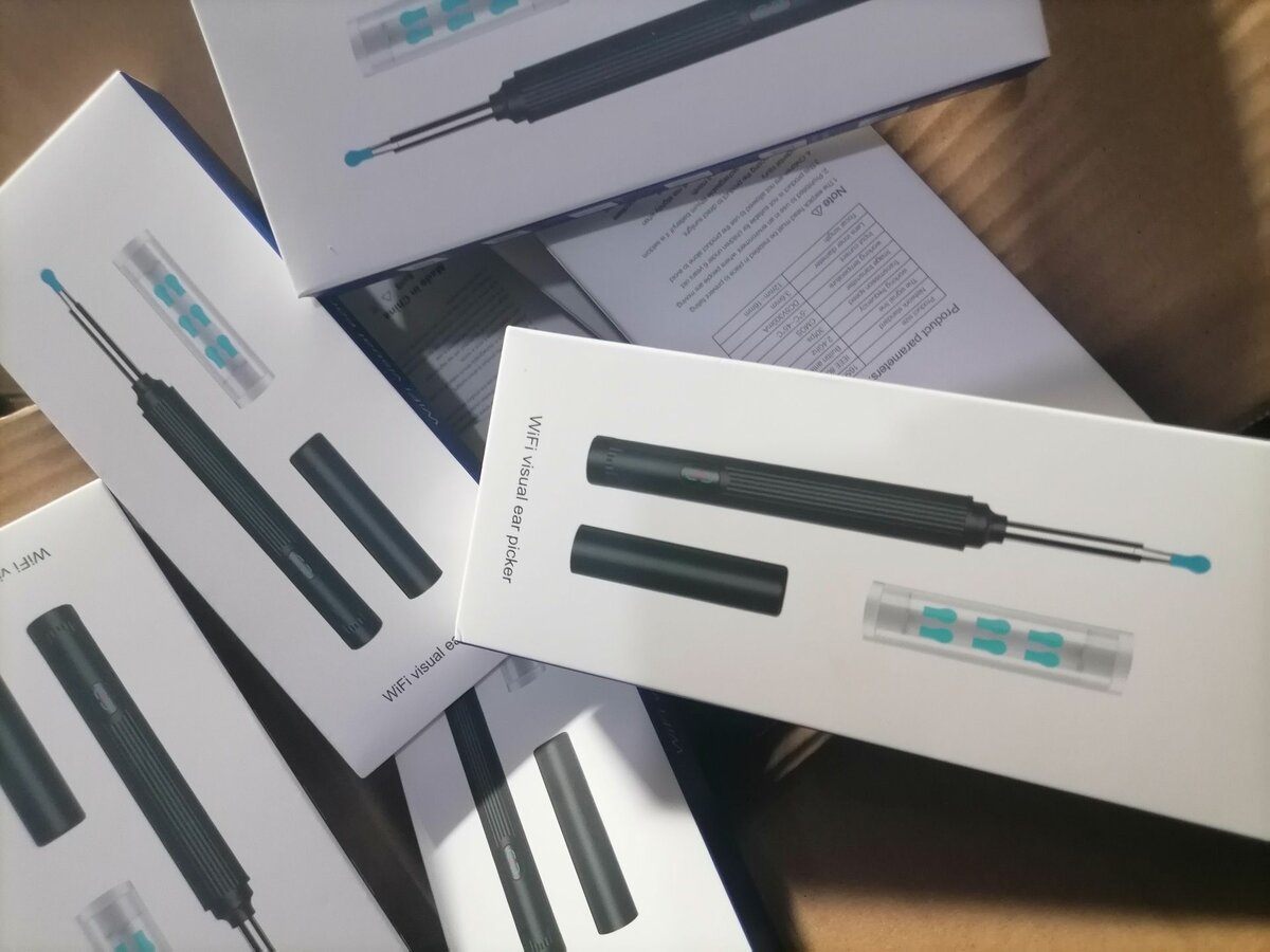 Ear Wax Removal with Camera 1080P Luminous Otoscope