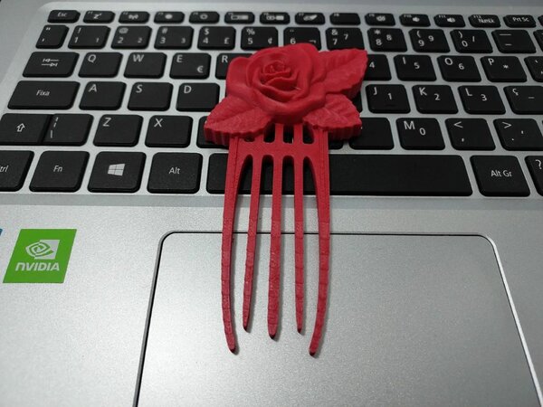 Hair pin (ornament rose)