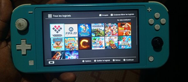 Nintendo Switch lite craqué avec plus de 12 jeu