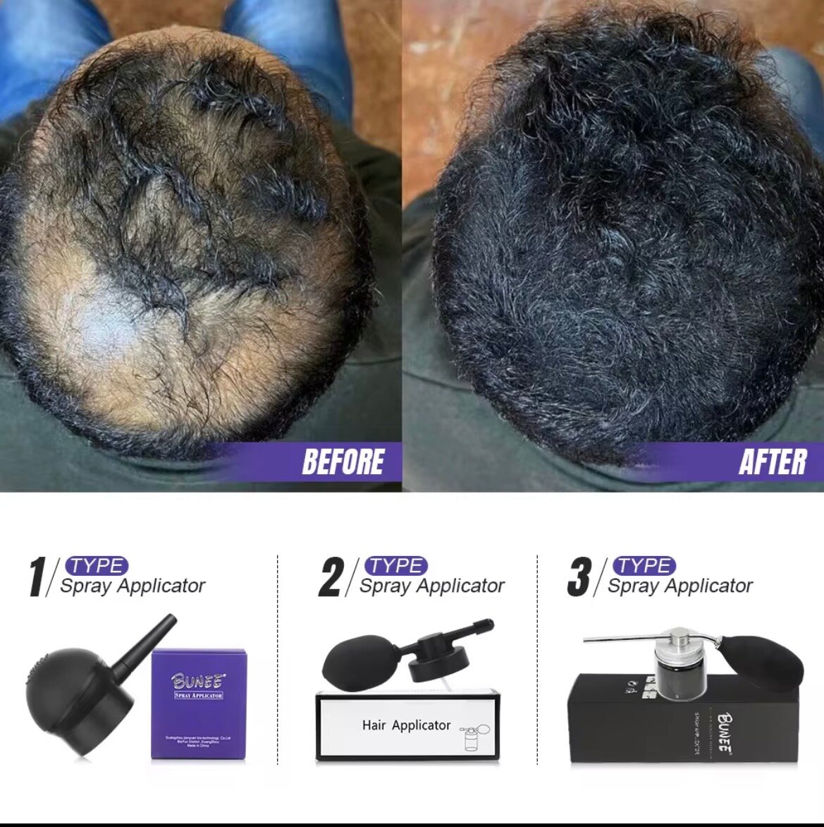 Applicateur Fibres Capillaires Bunee