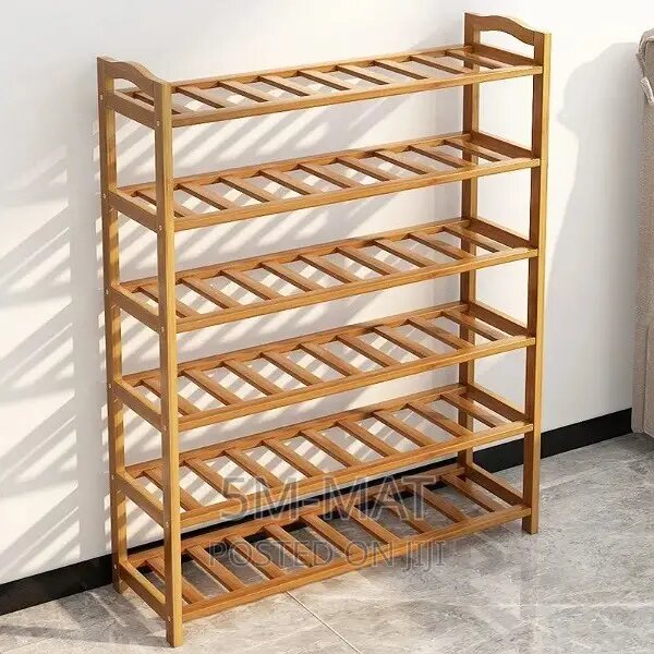 6Layers Sterling Wooden Shoe Rack