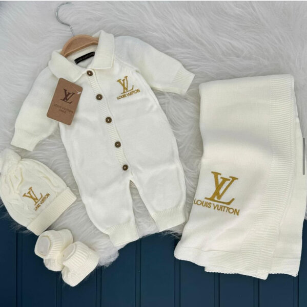 Ensemble Bébé Luxe En Laine