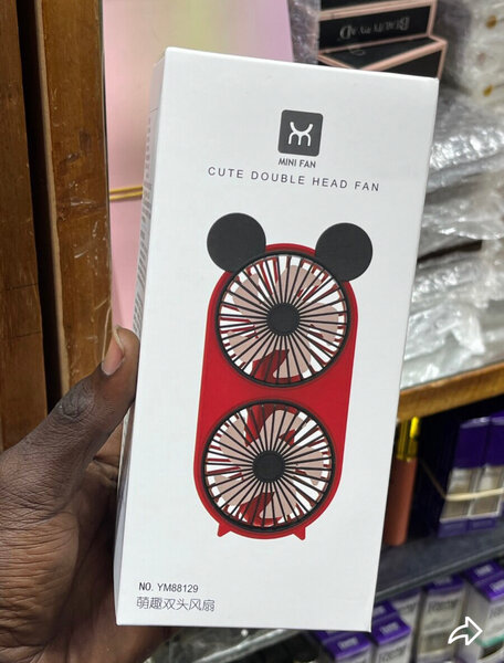 Ventilateur Double Tête Portable