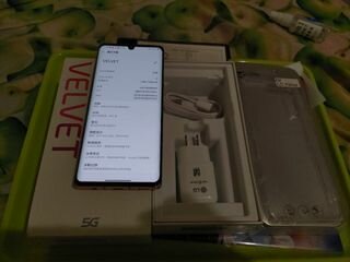 Fresh in box LG Velvet 5G 128gb + 6gb ram 4300mAh battery ca