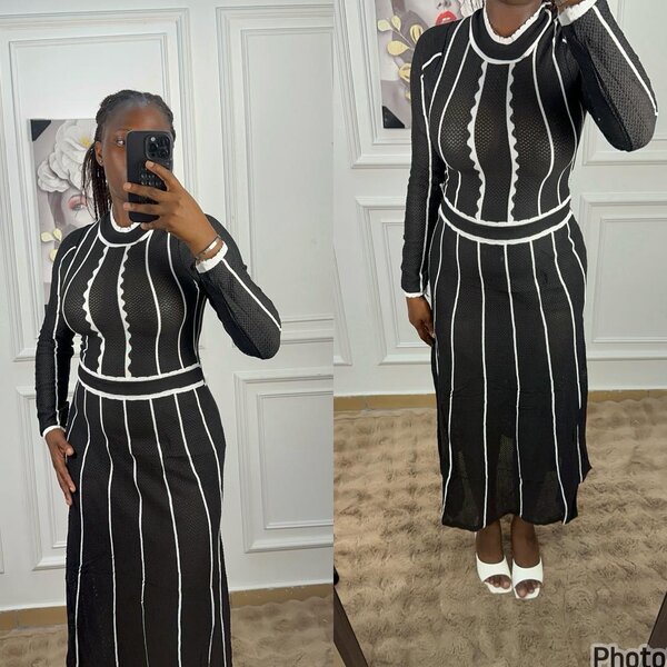 Robe noire élégante