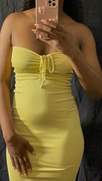 Robe Bandeau Jaune Élégante
