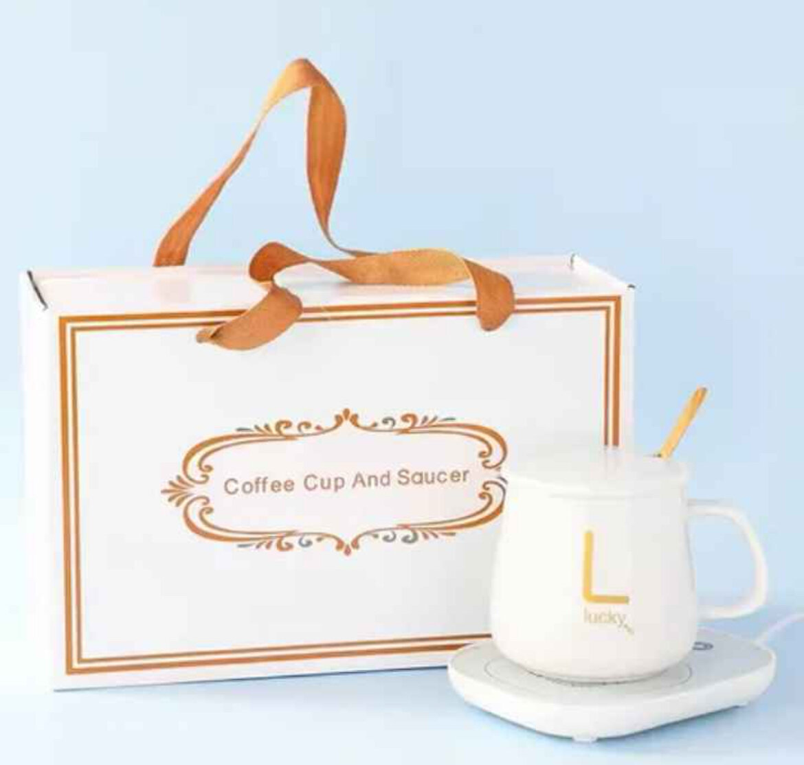 Tasse chauffante avec socle