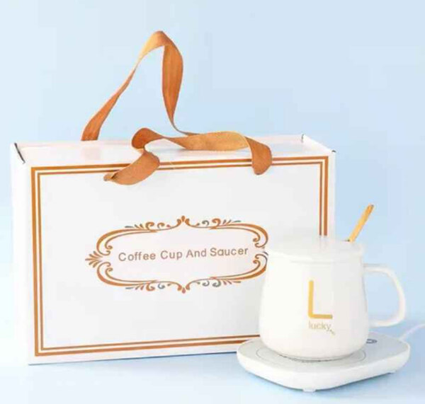 Tasse chauffante avec socle