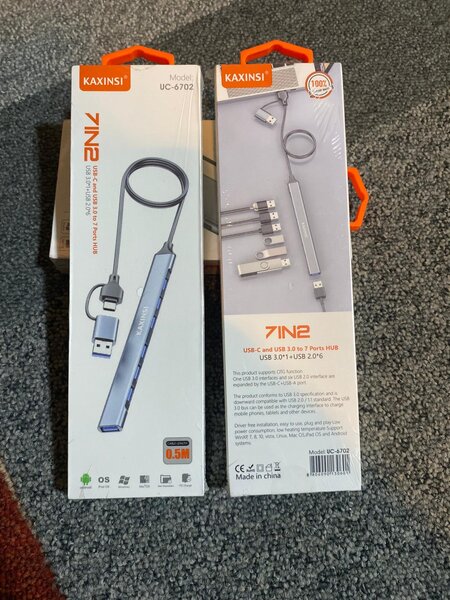 USB-C & USB 3.0 to 7 Ports Hub