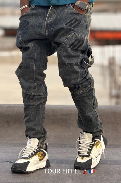 Jeans cargos mode homme
