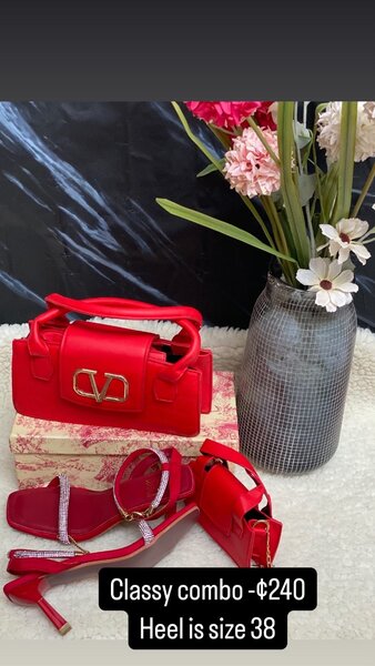 classy heel and bag available for ¢240