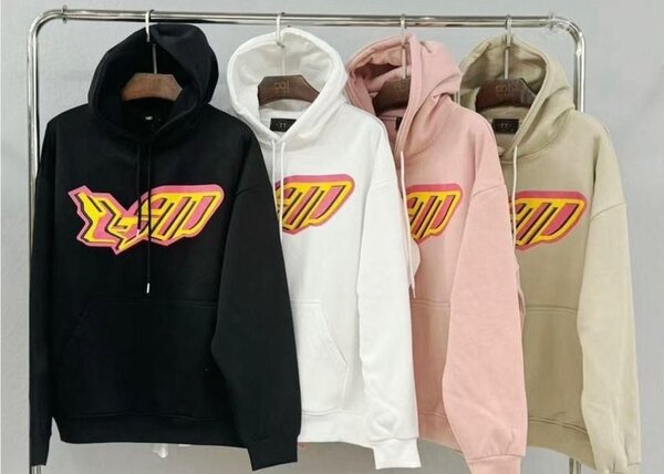 Sweat à Capuche Graphique Coloré