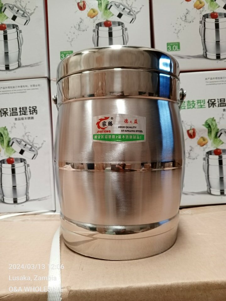 3 litre Stainless Steel Food Flask