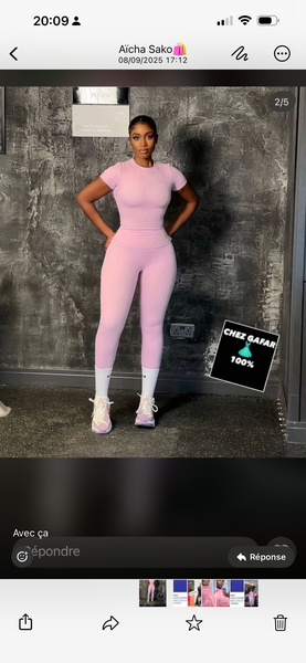 Ensemble de sport femme chic