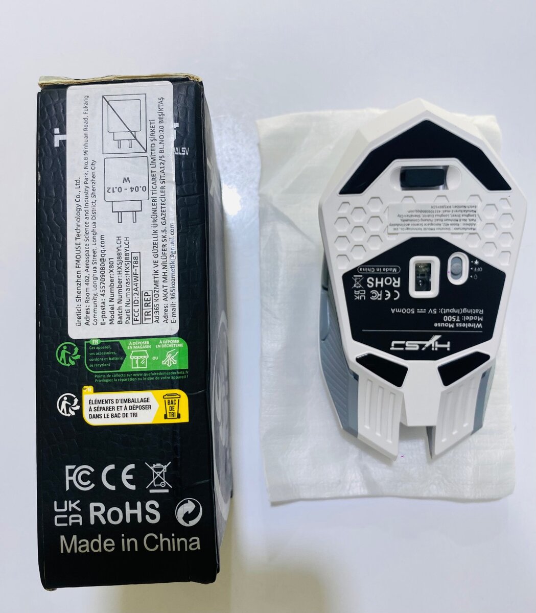 Souris gaming sans fil légère