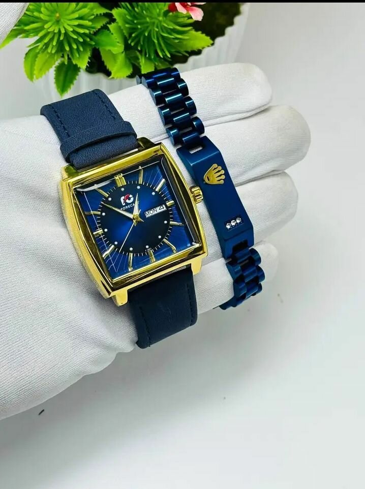 Montre Luxe en Or et Bracelet