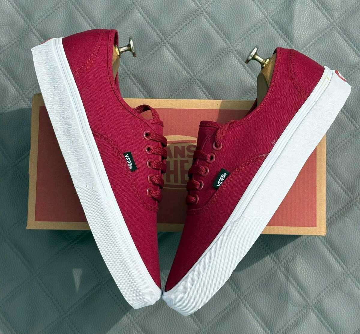 Baskets Vans Rouges
