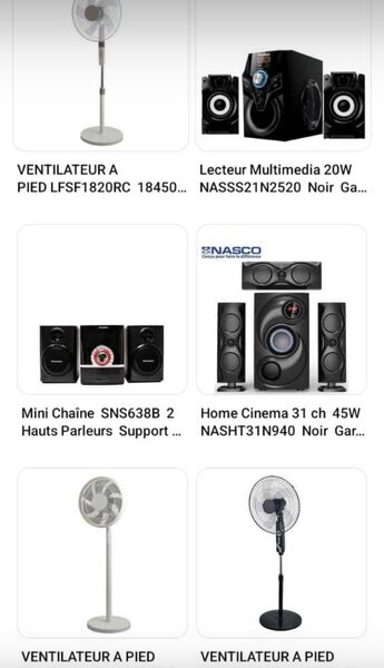 Ventilateur à pied réglable