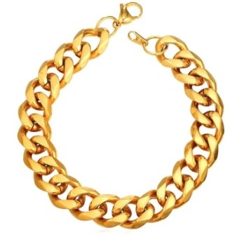 Stainless Italian silver chain baracelet hand band punk rusty rock band for men boys