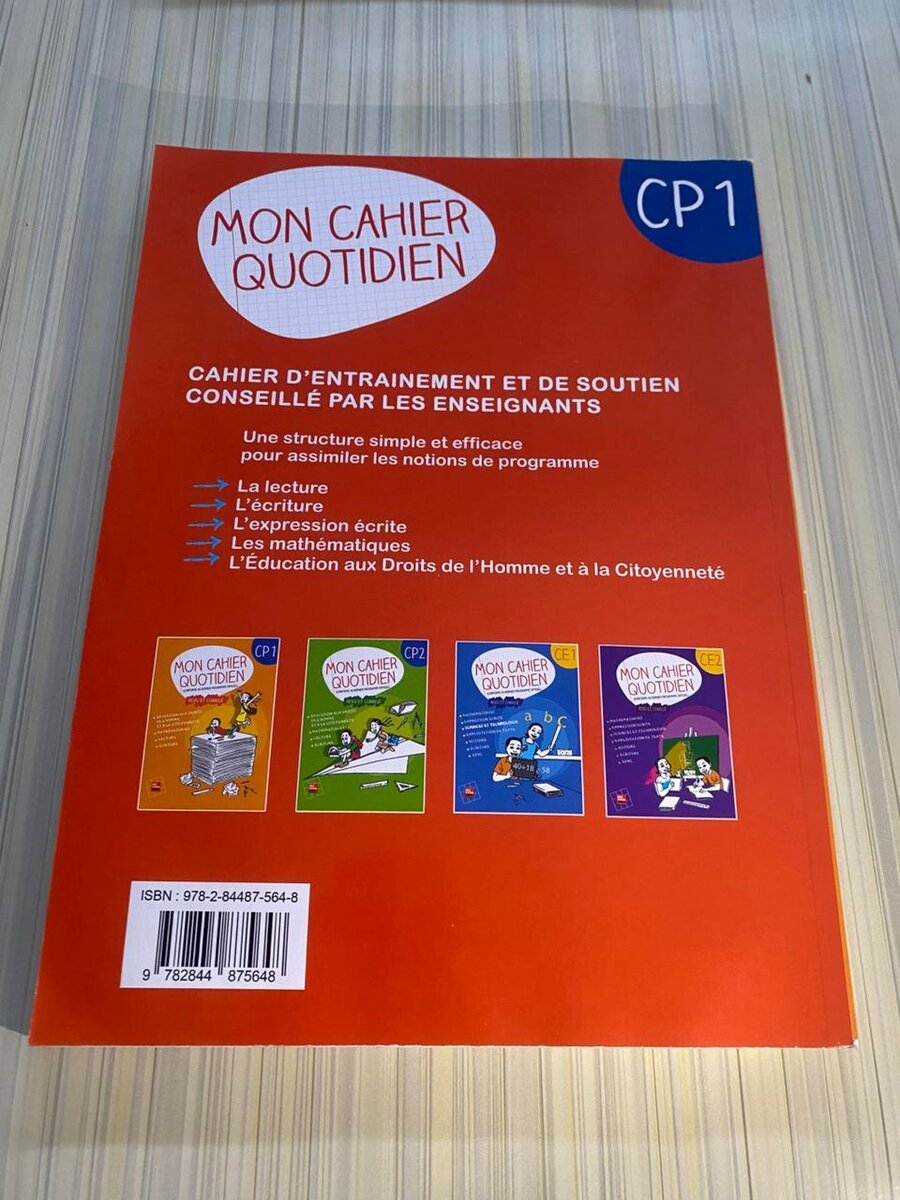 Mon Cahier Quotidien CP1