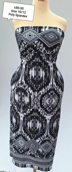 White Fitting Tube Dress