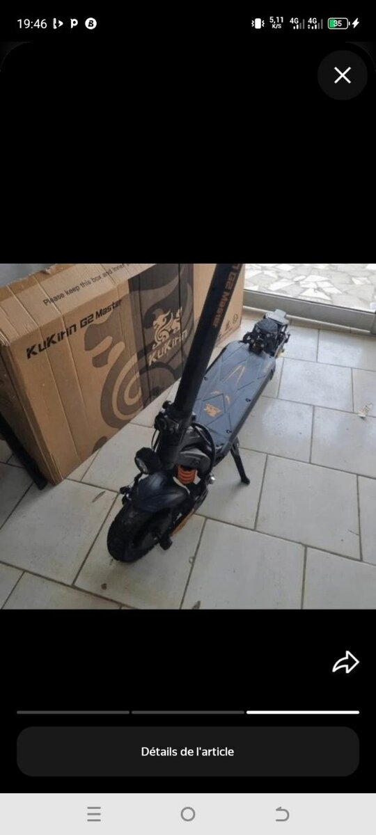 Trottinette Électrique Kukirin G2