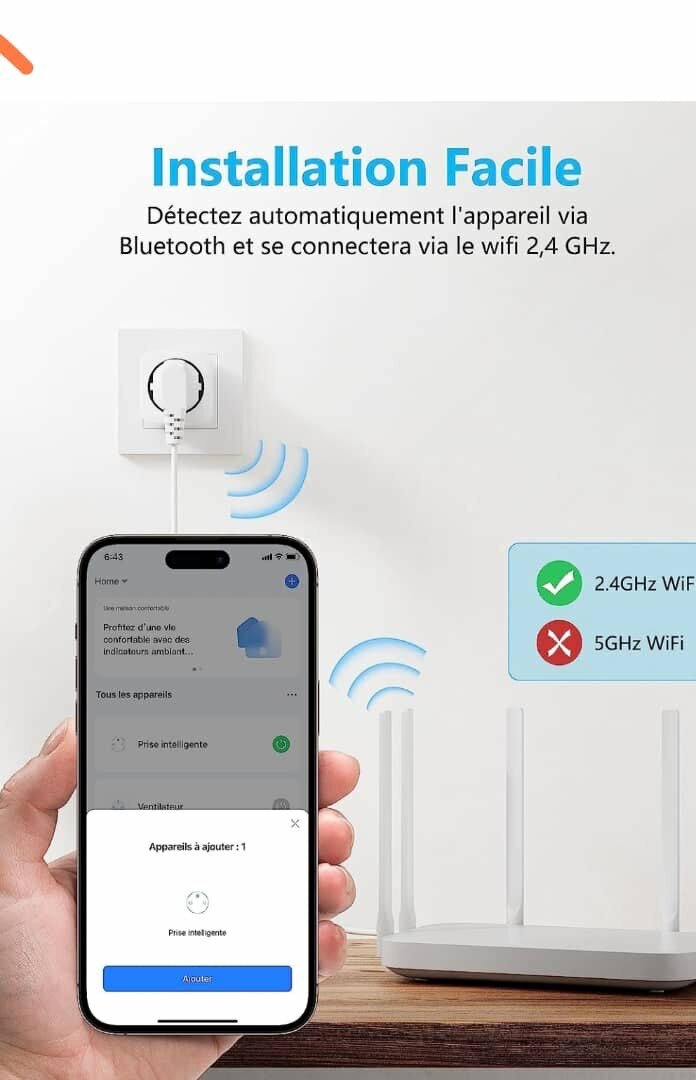 Prise Connectée Wi-Fi 16A