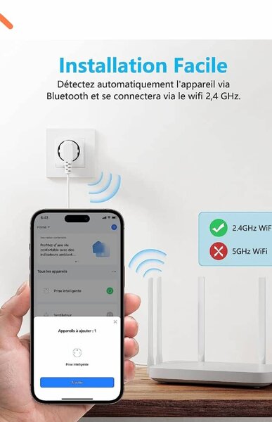 Prise Connectée Wi-Fi 16A