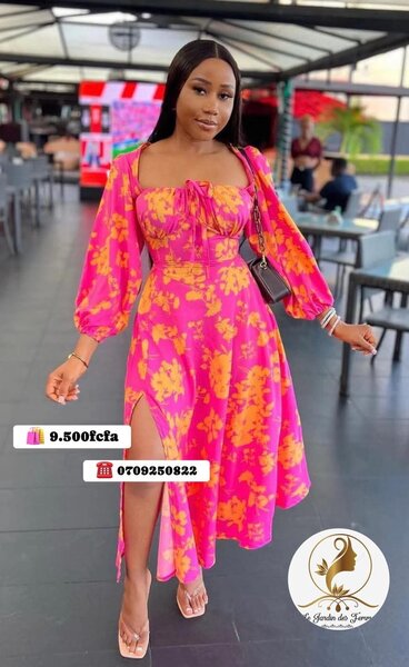 Robe florale élégante