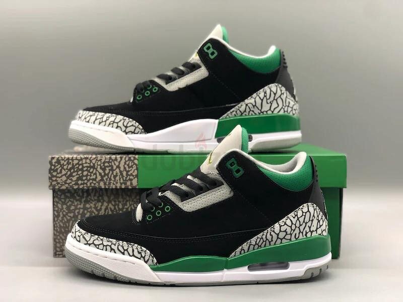 Air Jordan 3 pine green