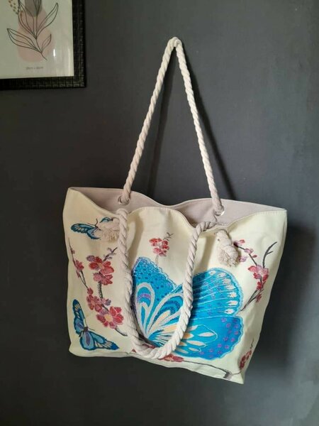 Grand sac à main imprimé