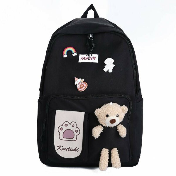 Sac à dos peluche mode élégant