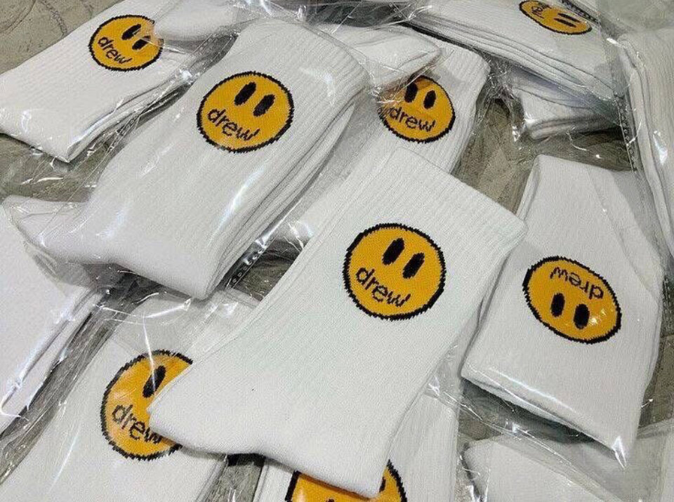 Chaussettes Drew Sourire Blanc